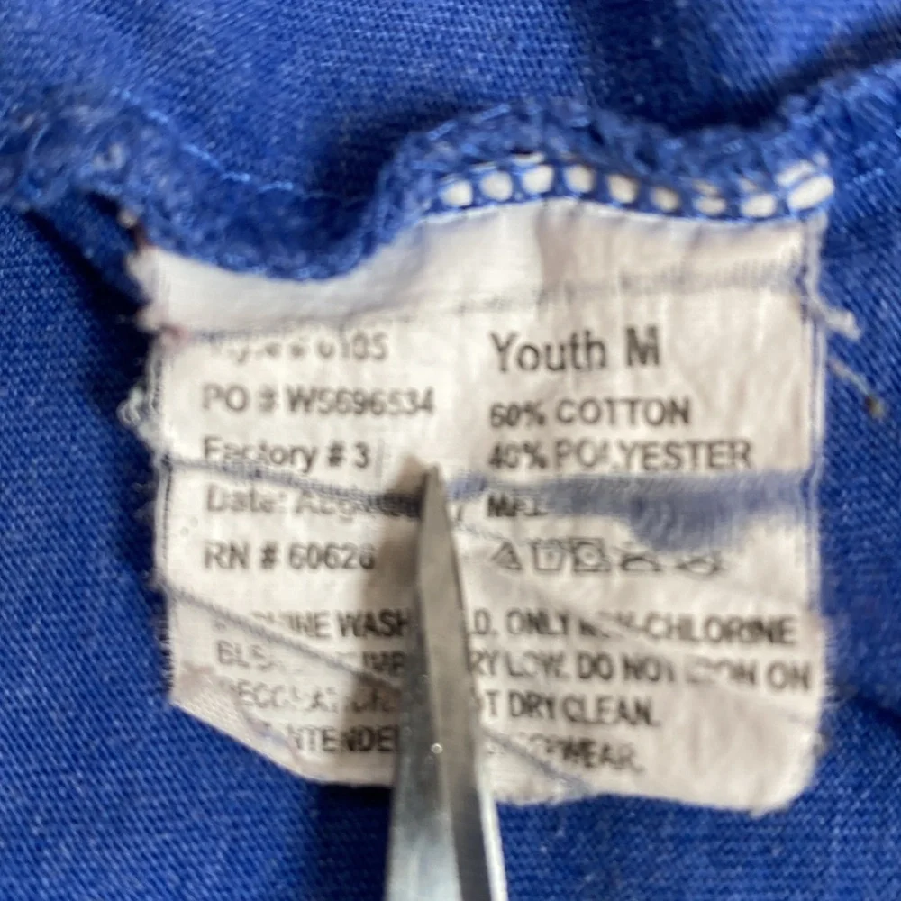 Member of the Crazy Cousin Crew Blue T-Shirt, Size Youth Medium